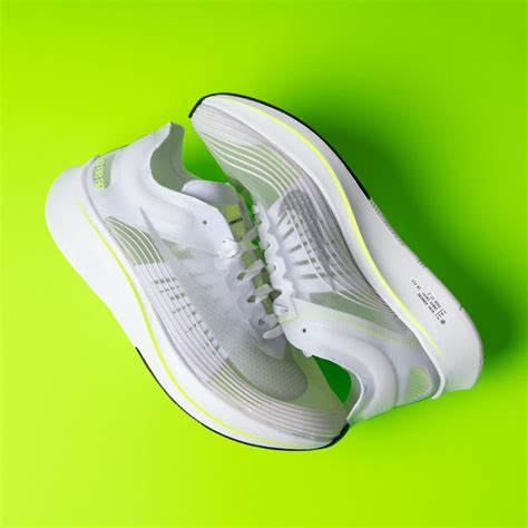 The Nike Zoom Fly SP "White / Volt" is in stock at all of our shops and ...
