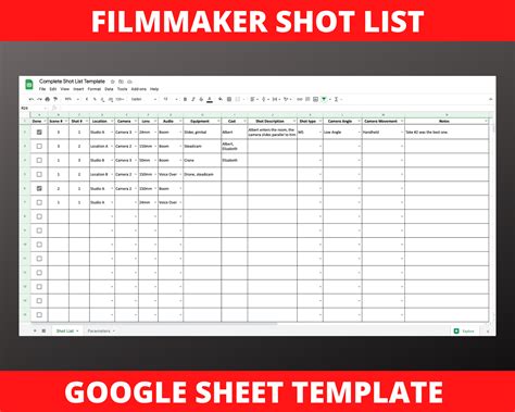 Filmmaking 101: The Shot List (w/ free template)