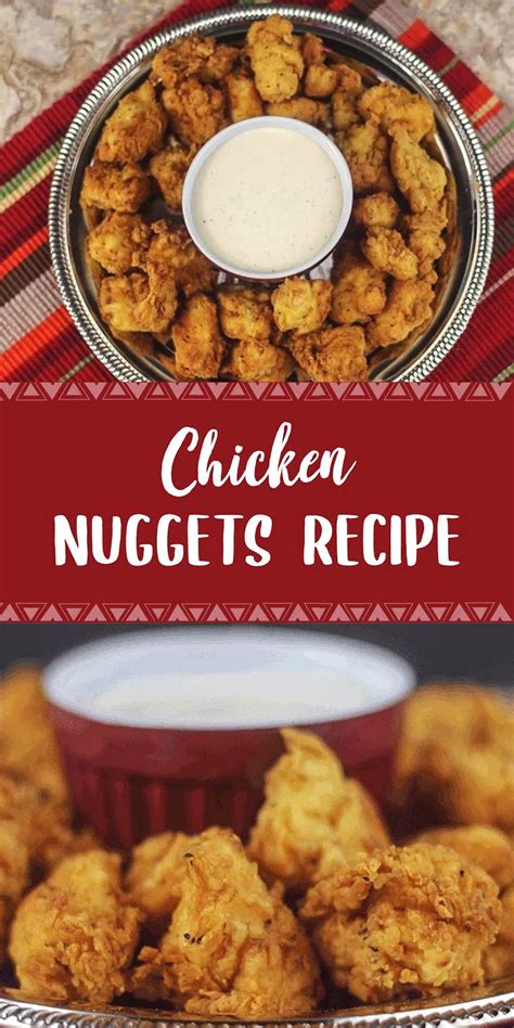 Chicken Nuggets Recipe - HEALTH and WELLNESS