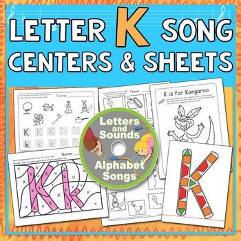 Letter K Song & Worksheet Set by HeidiSongs | Teachers Pay Teachers