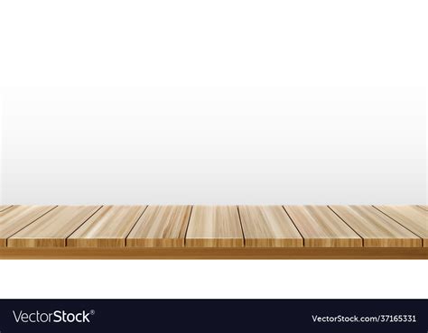Large table top wooden texture from boards white Vector Image