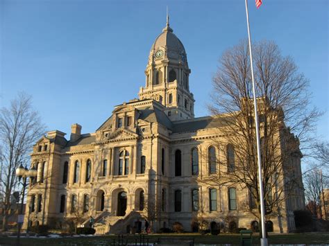 Old Kosciusko County Courthouse in Warsaw, Indiana image - Free stock ...