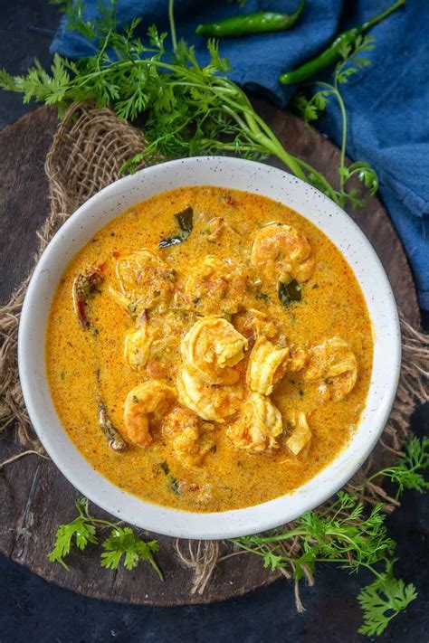 Easy Indian Coconut Shrimp Curry Recipe + Video