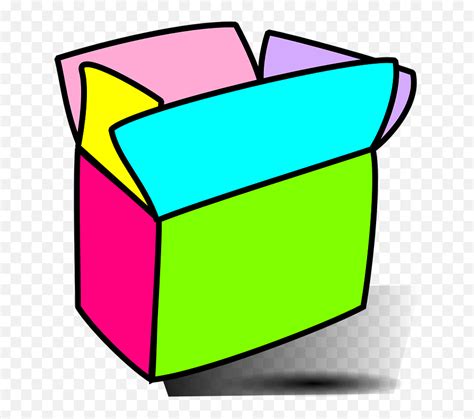 Open Box Cliparts 5 Buy Clip Art - Colorful Box Clipart Emoji,Empty ...