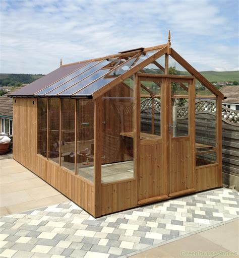 Swallow Raven 8x8 Greenhouse + 4ft Shed Combination | Backyard greenhouse, Greenhouse, Backyard ...