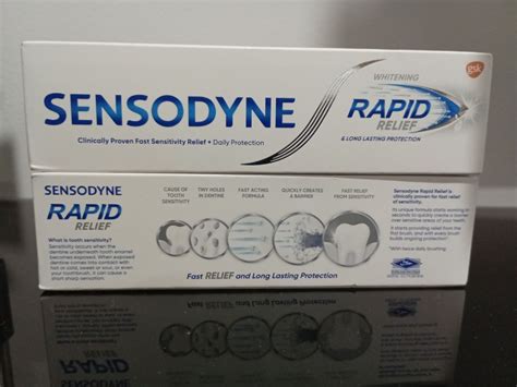 *BRAND NEW* Sensodyne Rapid Relief Whitening 100g, Beauty & Personal ...