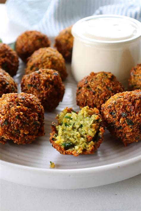 Falafel Recipe (with Tahini Sauce!) - Crunchy Creamy Sweet