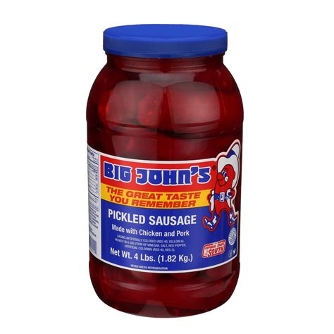 Big John's Pickled Sausage, 4 lb. - Walmart.com