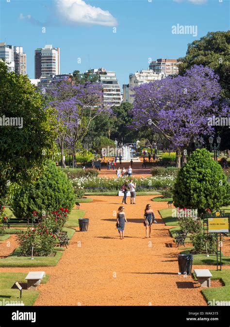 Bosques de Palermo park in Palermo, Buenos Aires, Argentina. (Editorial Use Only Stock Photo - Alamy