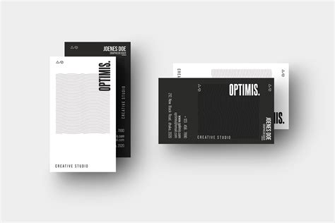 Vertical Creative Business card on Behance