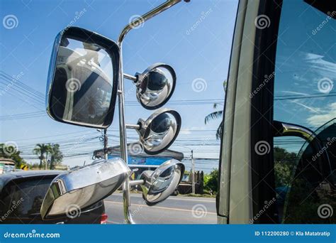 Many Side Mirror for Trucks Stock Photo - Image of fast, street: 112200280