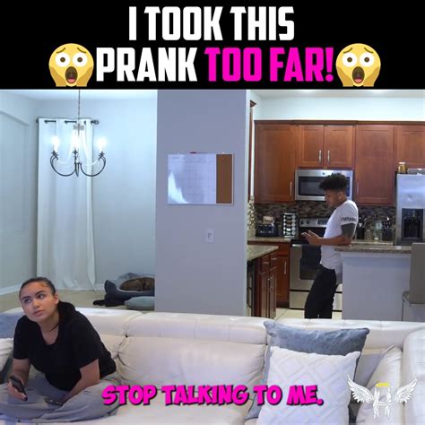 I took this prank too far! 😱 | practical joke | She walked out on me because of this... | By ...