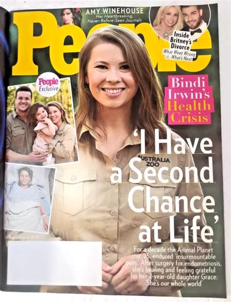 PEOPLE MAGAZINE SEPTEMBER 4 2023 Bindi Irwin Britney Spears Amy Winehouse Pepsi $7.10 - PicClick