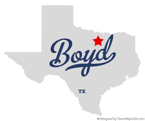 Map of Boyd, TX, Texas