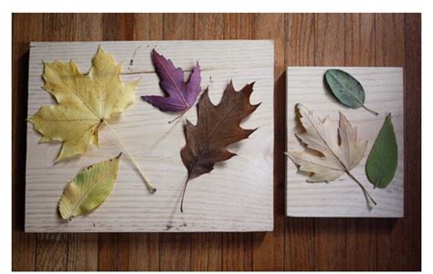 💞 DIY Leaf Art On Canvas 💞 - Musely