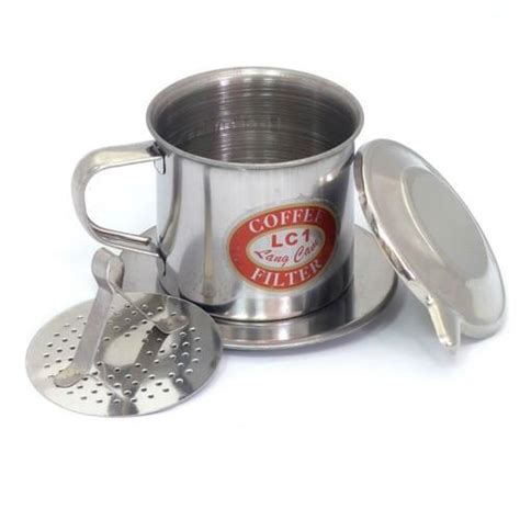 Vietnam Stainless Steel Coffee Filter Set Ground Coffee