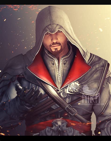 Ezio Auditore Da Firenze (Brotherhood) by SumireHaikuXNA on DeviantArt