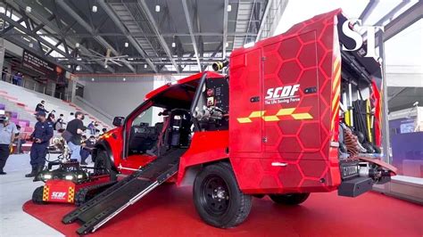 Singapore's new generation of firefighting vehicles and robots from ...