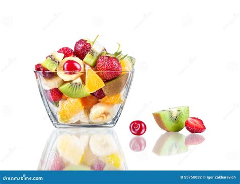 Fruit salad stock photo. Image of healthy, raspberry - 55758032