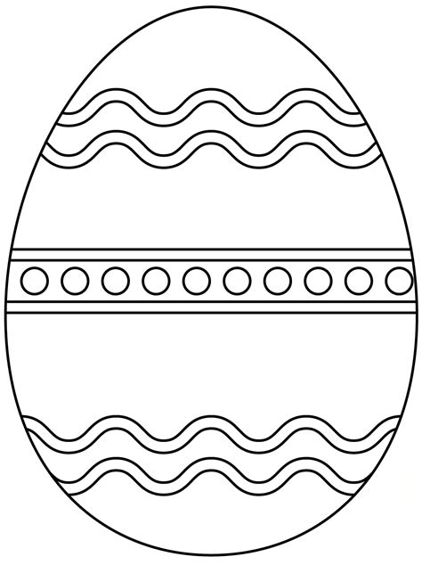 Pattern of Easter Egg Coloring Page - Free Coloring Pages Online