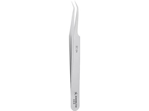 Excelta 5C-SA - Tweezers, Angulated, Very Fine Point, Anti-Magnetic ...