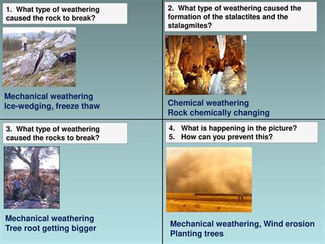 Mechanical Weathering Examples Ice