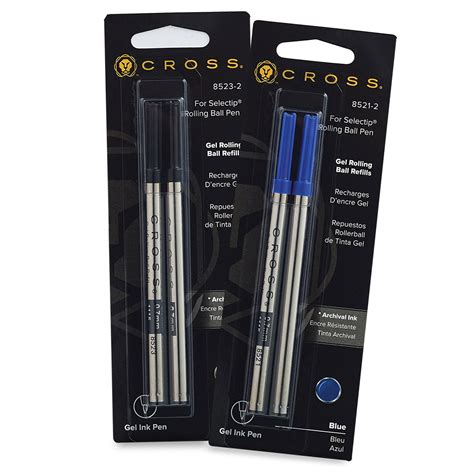 Cross Selectip Gel Rollerball Refill - Medium (Dual Pack) - Pen Boutique Ltd