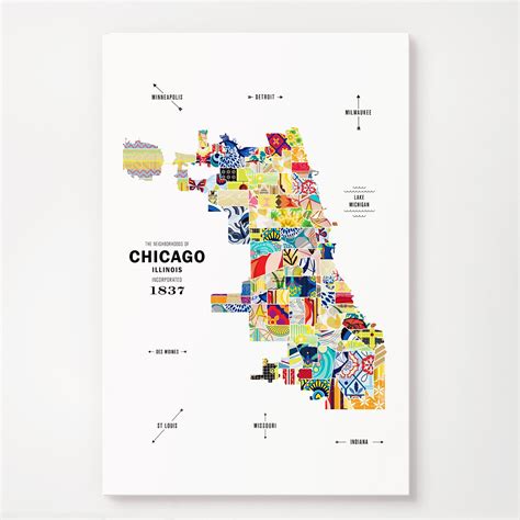 Chicago Map Print Poster | Shop the Chicago Tribune Official Store