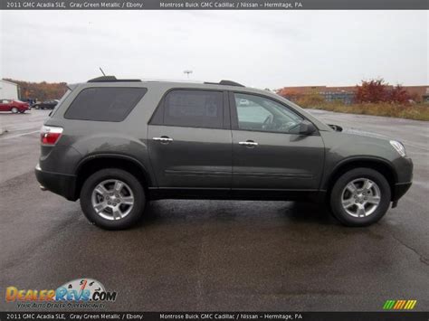 Gray green metallic gmc acadia