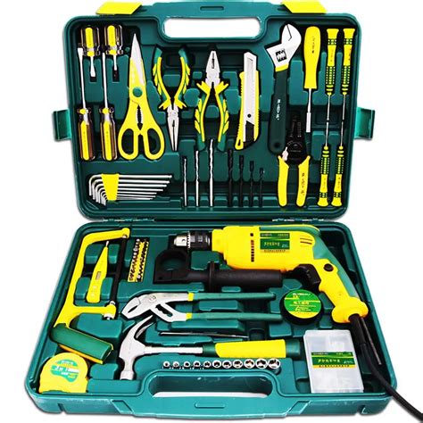 1set/lot (98pcs/lot) Manual household tool kit hardware tools group set electrician carpentry ...