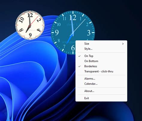 Clock! - A Free and Versatile Tool for Multiple Desktop Clock Widgets ...