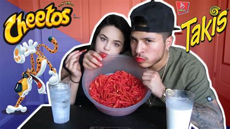 HOT CHEETOS AND TAKIS CHALLENGE - YouTube