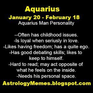 Aquarius Man Personality: January 20- February 18 | Aquarius men ...