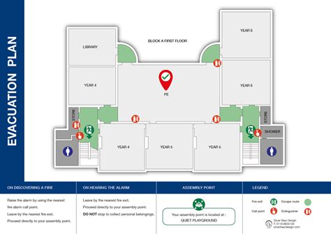 School Evacuation Plan | Silverbear Design