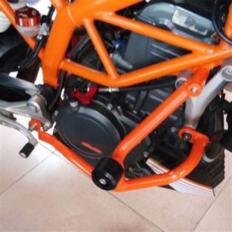 KTM Duke 250/390 Crash Guard, Leg Guard Orange Zana Motorcycles ...