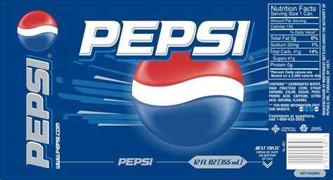 Nutrition Facts Pepsi 2 Liter | Besto Blog