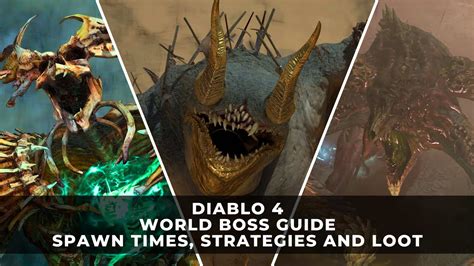 Diablo 4 | World Boss Guide: World Boss Spawn Times, Strategies and Loot - KeenGamer