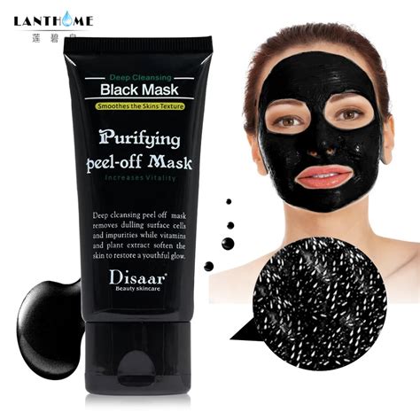 Bamboo Charcoal Black Mask Deep Cleansing Purifying Peel Off Black Head ...