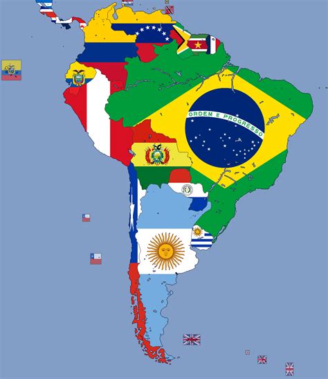 South American Countries Map