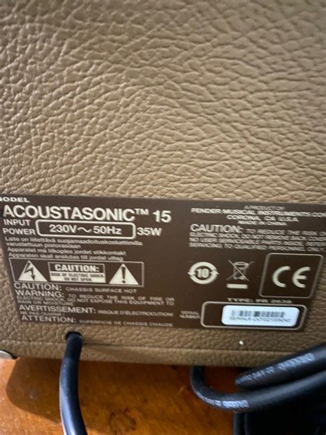 Fender Acoustasonic 15 Acoustic Guitar Amplifier, Hobbies & Toys, Music ...