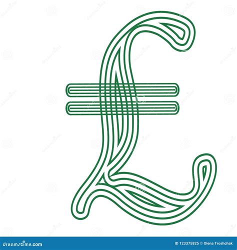 Lire Italian Currency Symbol Icon Striped Stock Vector - Illustration of bank, banking: 123375825