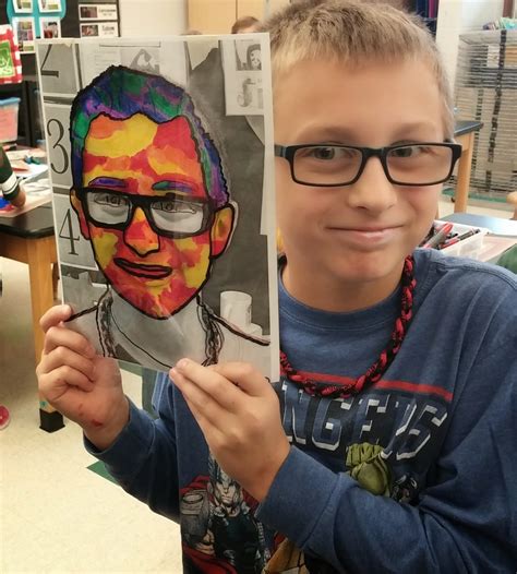 Art with Mrs. Seitz: Heather Galler Self-Portraits