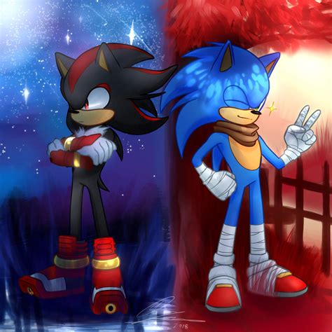 Sonic and Shadow [Fanart] | Arts And OCs Amino