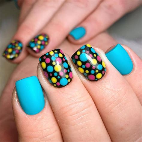 40 Unique Polka Dot Nail Art Designs - K4 Fashion