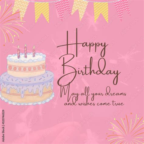 Happy Birthday card with cake , Happy Birthday wishes, Happy Birthday ...