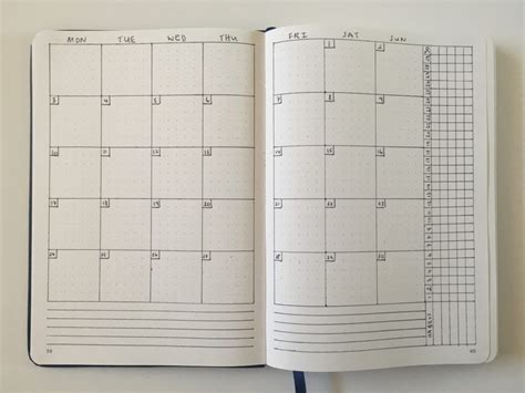 bullet journal monthly calendar planning tips inspiration ideas ...