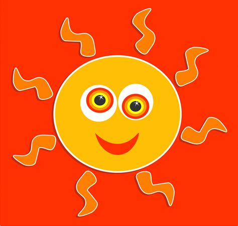 Happy Sun Cartoon Free Stock Photo - Public Domain Pictures