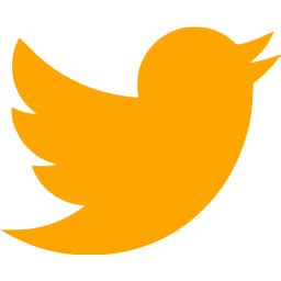 Orange twitter icon - Free orange social icons