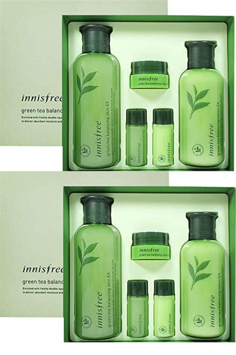 Innisfree Green Tea Balancing Skin Care Set | Skincare set, Face ...