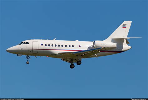 L1-01 Slovenian Armed Forces Dassault Falcon 2000EX Photo by Severin Hackenberger | ID 1193855 ...